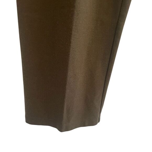 Eileen Fisher Brown Pull On Straight Leg Pointe Stretch Pants Women’s Medium - Picture 3 of 4